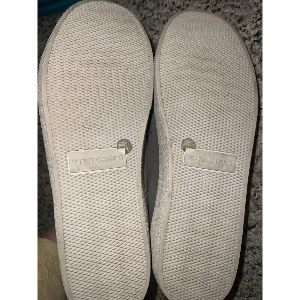 Women’s Size 9M-‎ Vince Camuto Myralyn Shearling & Suede Sneakers Shoes